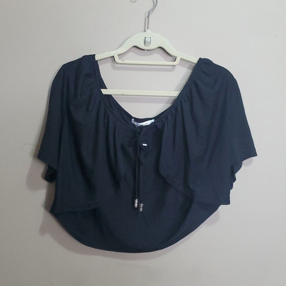 Black rose gal topper size 4x